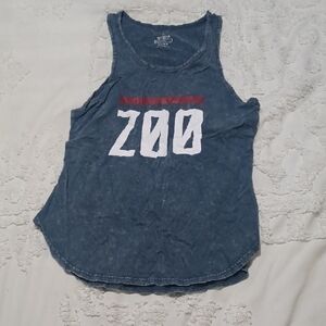 Women's Blue Muscle Tee